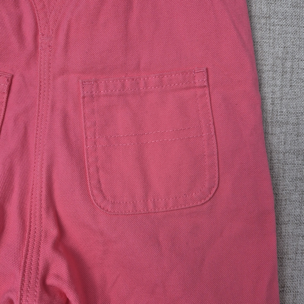 Carhartt Baby Girls Pink Canvas Overalls - Heart Hardware - 6M - Picture 10 of 10
